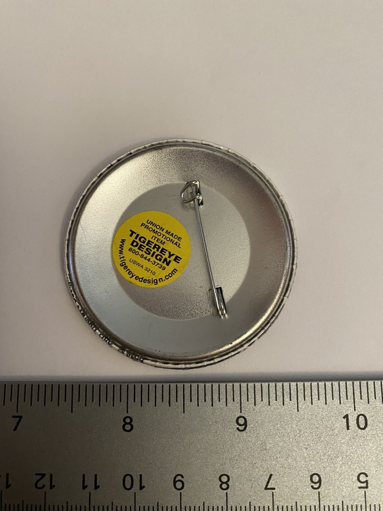 God Bless America Pin Back Button P127
