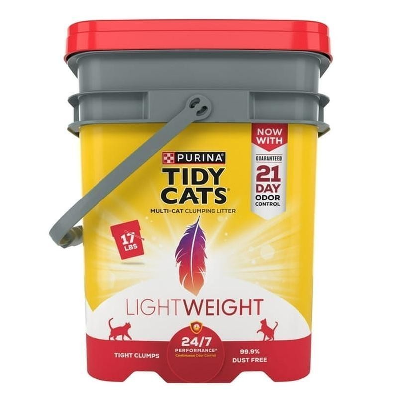 Performance Multi Cat Litter Low Dust LightWeight Odor Control Easy Pour ＆ Store