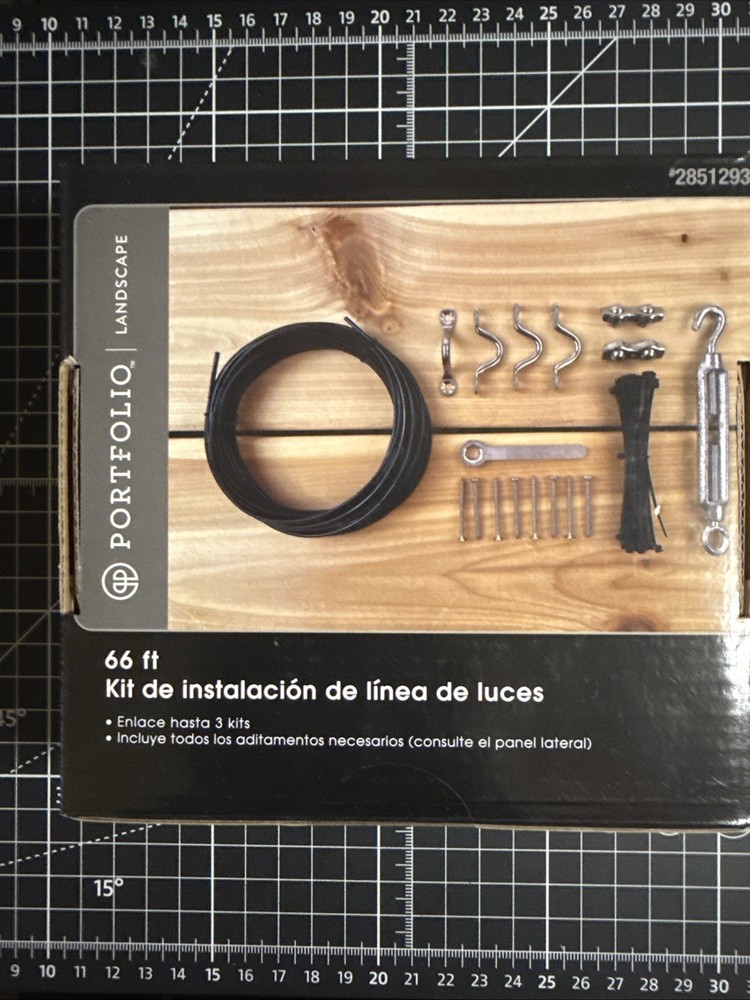 Portfolio Landscape 66 ft. String Light Installation Hardware Kit Harbor Breeze