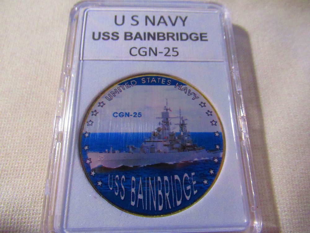 US NAVY - USS Bainbridge (CGN-25) Challenge Coin