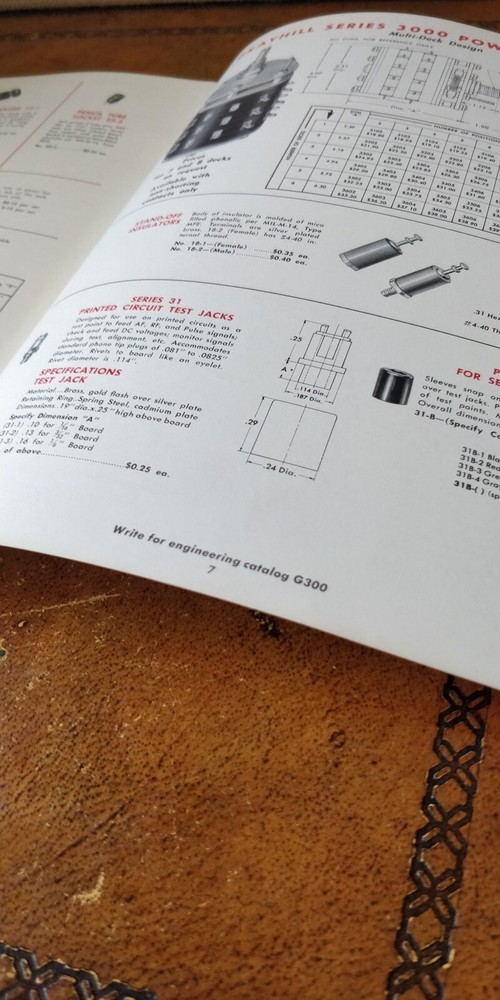 1950's Grayhill ~ Catalog M-202 ~ Miniature Electronic Components