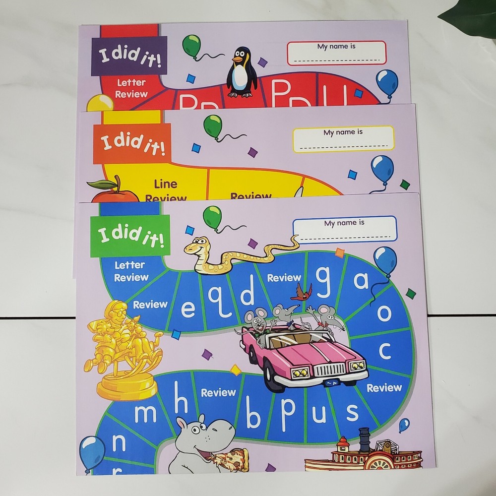 Hooked On Handwriting Learn To Print Activity And Workbooks With CD-ROM