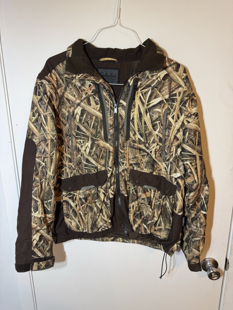 cabelas jacket mossy oak blades heavy insulated