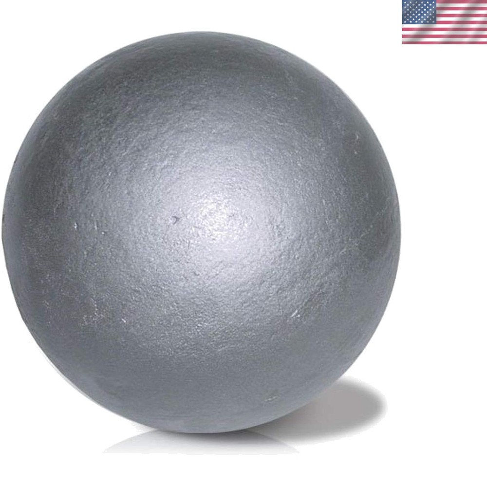 Compact 6LB Scholastic Iron Shot Put - Ideal for Practice and Competitions