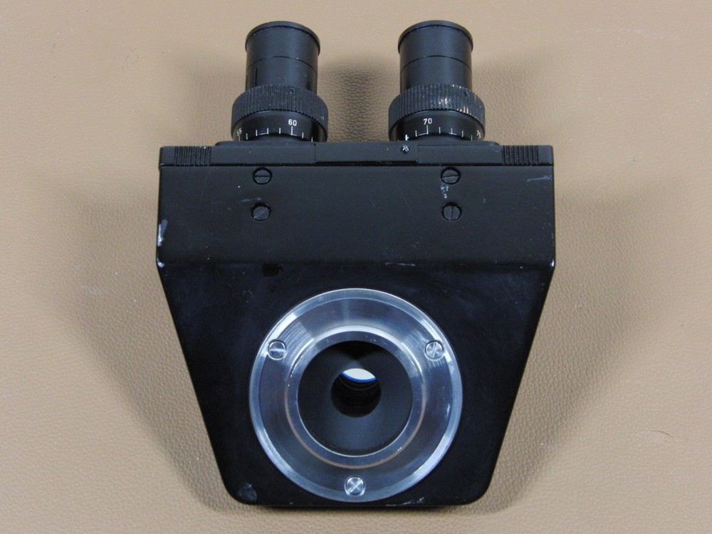 Leitz Wetzlar Dialux Microscope Head with Eyepieces