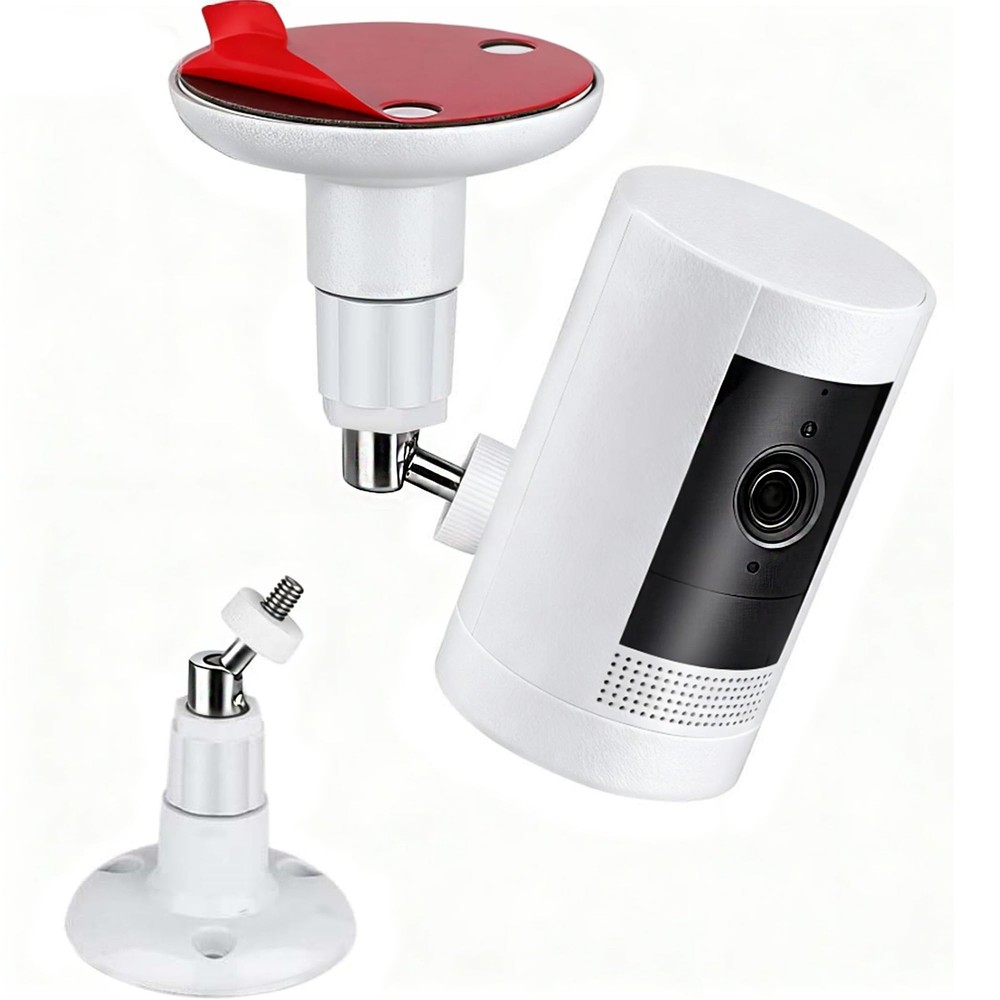 1 Pack Adhesive Ring Camera Mount Stick Up Holder 1 Pack, White