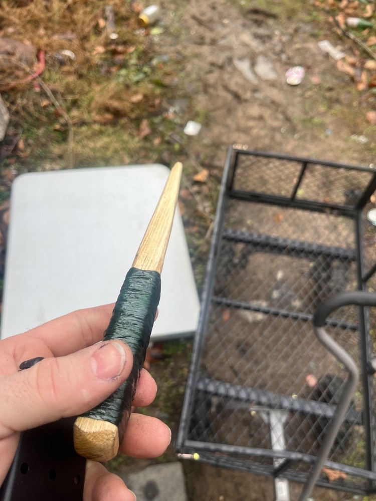 puukko sized training knife with tek lok for combatives practice
