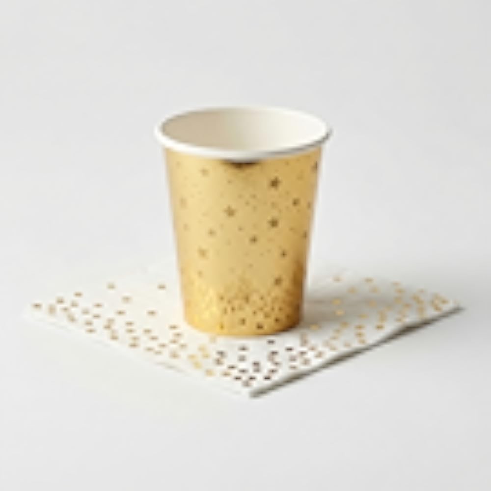 ling Star Patterned Disposable Tableware Set, 201 Pieces, Tablecloths