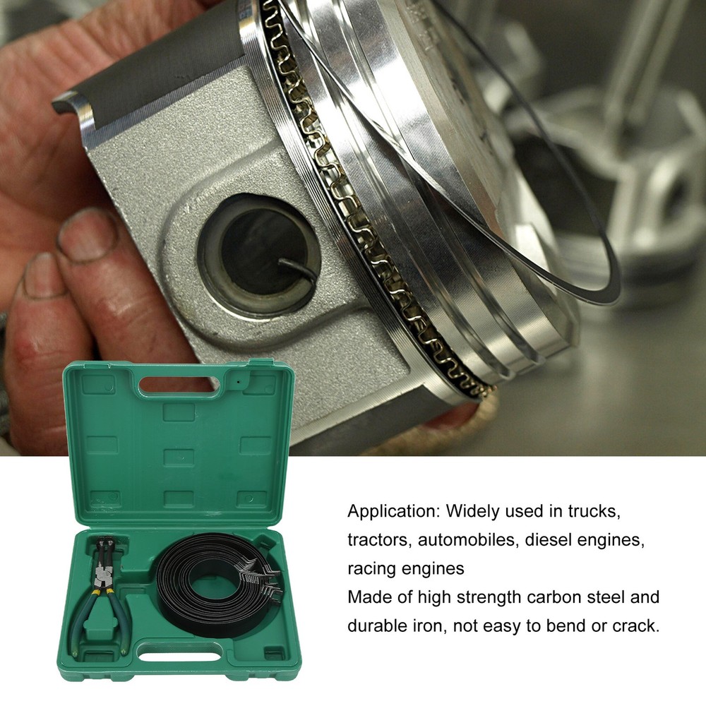 ˜Piston Ring Compressor Set Professional Universal Installer Pliers 14 Band Tool