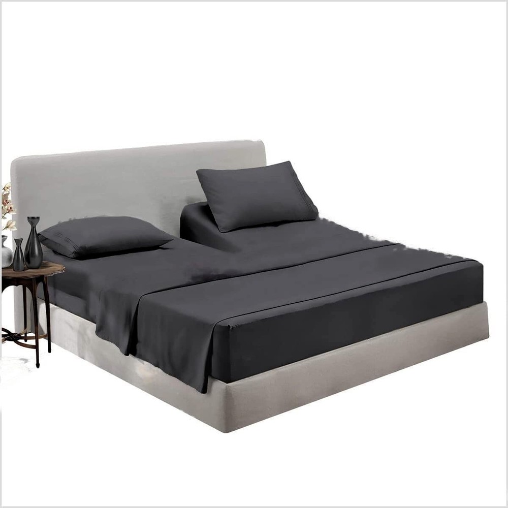 Top Split Flex California King Sheet 4 pc set For Sleep Number 1900 Deep Pockets
