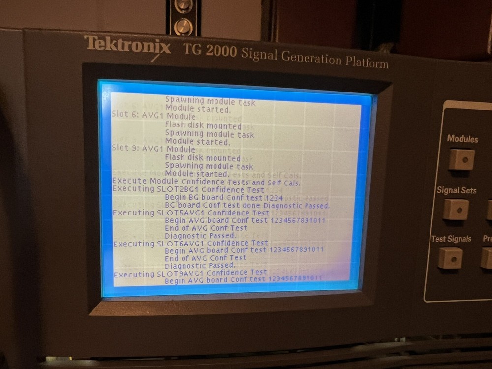 Tektronix TG 2000 Signal Generation Platform.