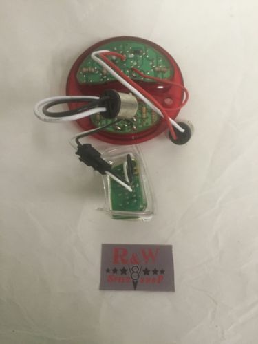 Pair 6 Volt Ford Model A LED Tail light Conversion Inserts 1928-31 License Stop