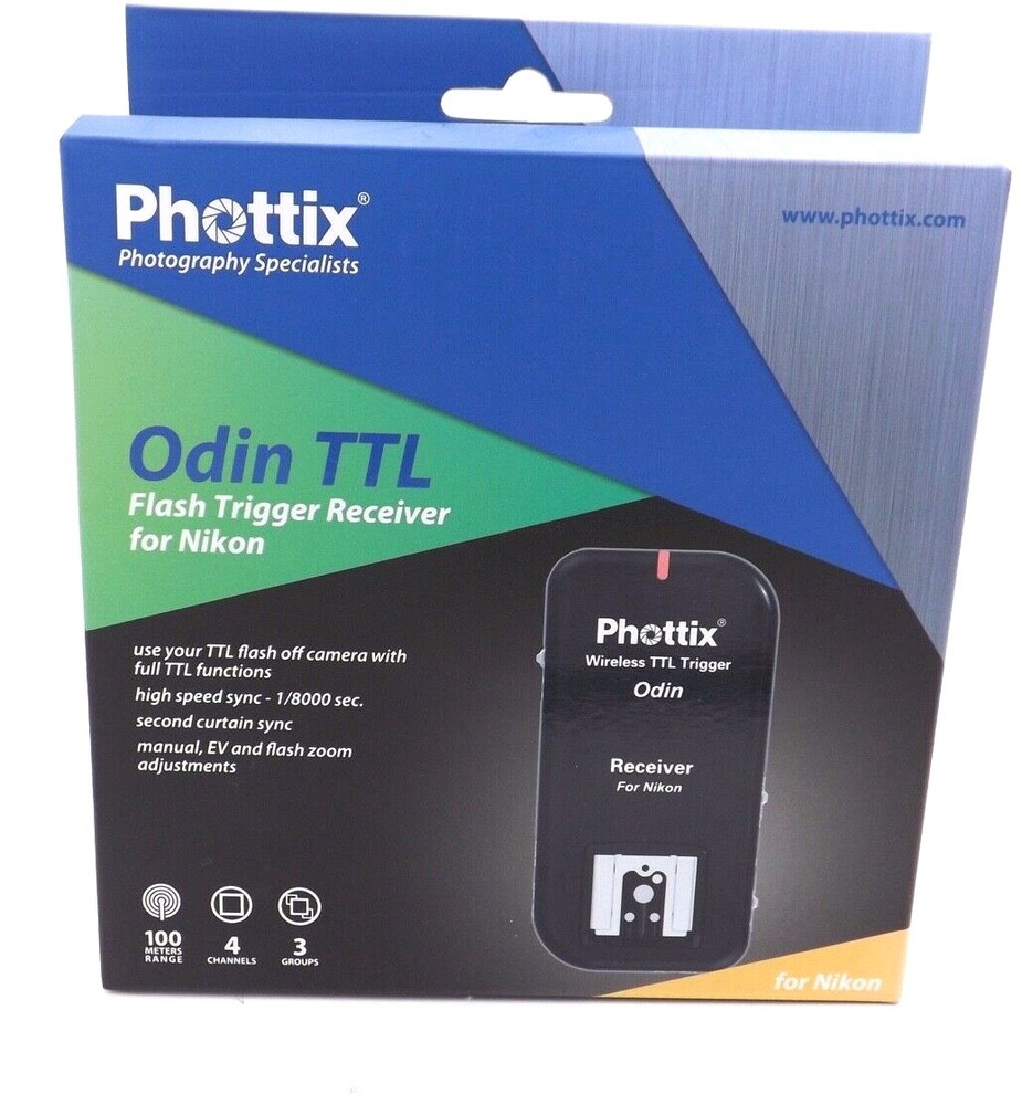Phottix Odin TTL Flash Trigger  Receiver for Nikon #19409