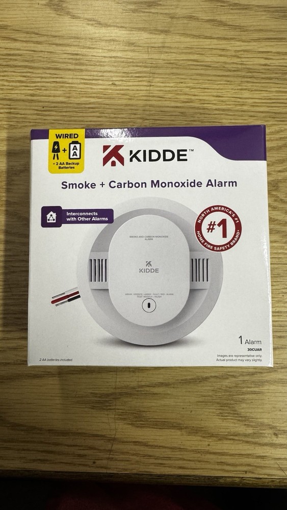 Kidde 30CUAR Detect Smoke +Carbon Monoxide Alarm