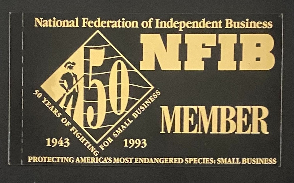 NFIB Member Storefront Sticker