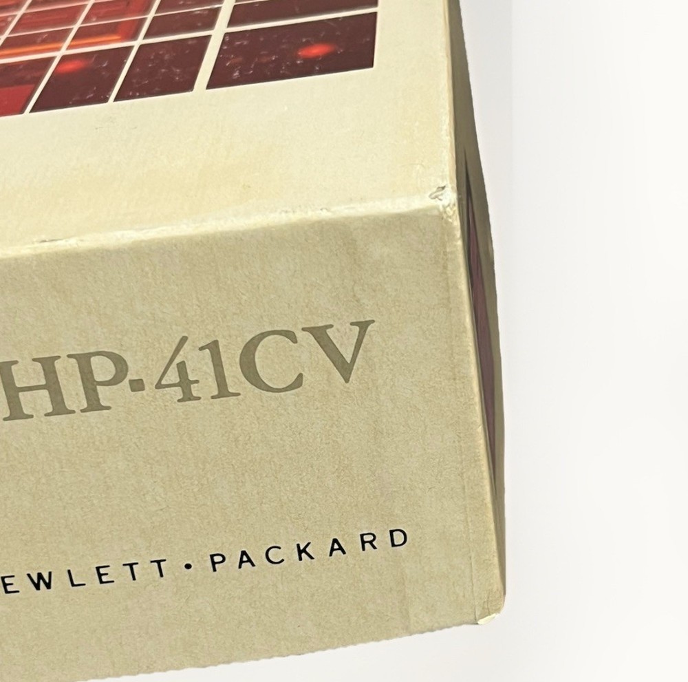 Box For Hewlett Packard HP 41CV calculator Excellent Condition