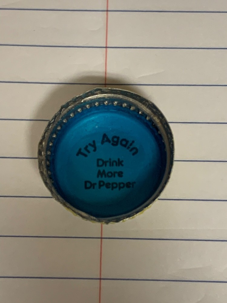 Vintage Dr Pepper bottle cap twist a pepper