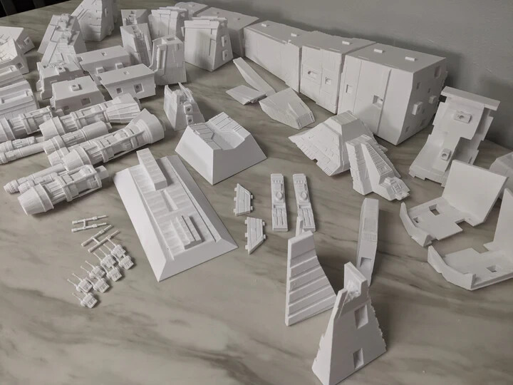 Venator Star Destroyer Ship - DIY 3d