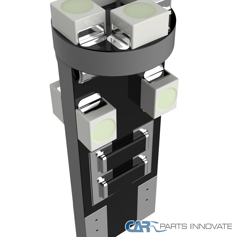 2x Hyper White 8-SMD LED T10 194 168 Canbus Side Marker Light Bulb