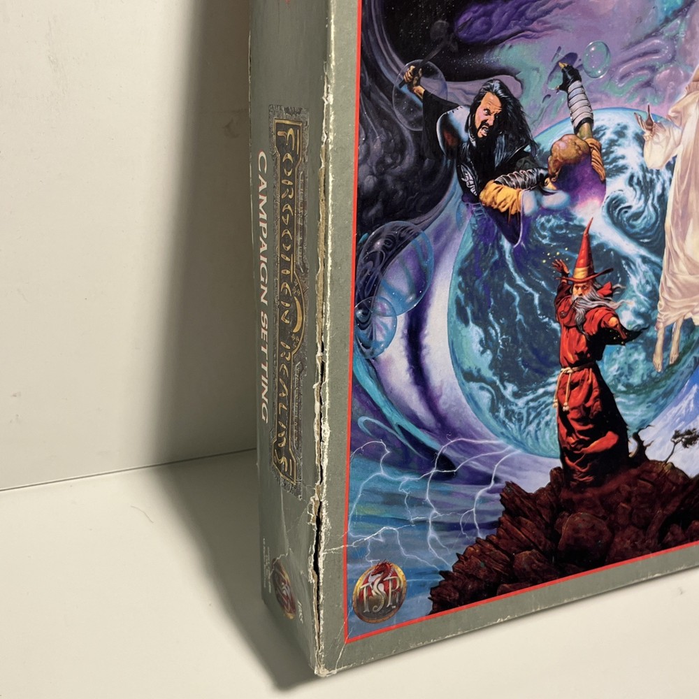 D&D Forgotten Realms Campaign Setting Boxed Set AD&D 2E TSR 1085 BOX + ONLY