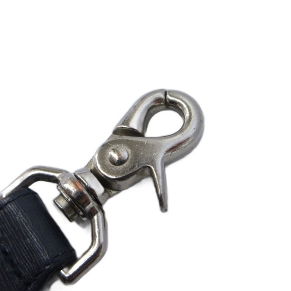 Porter Leather Keychain Strap Logo Plate 3 Rows