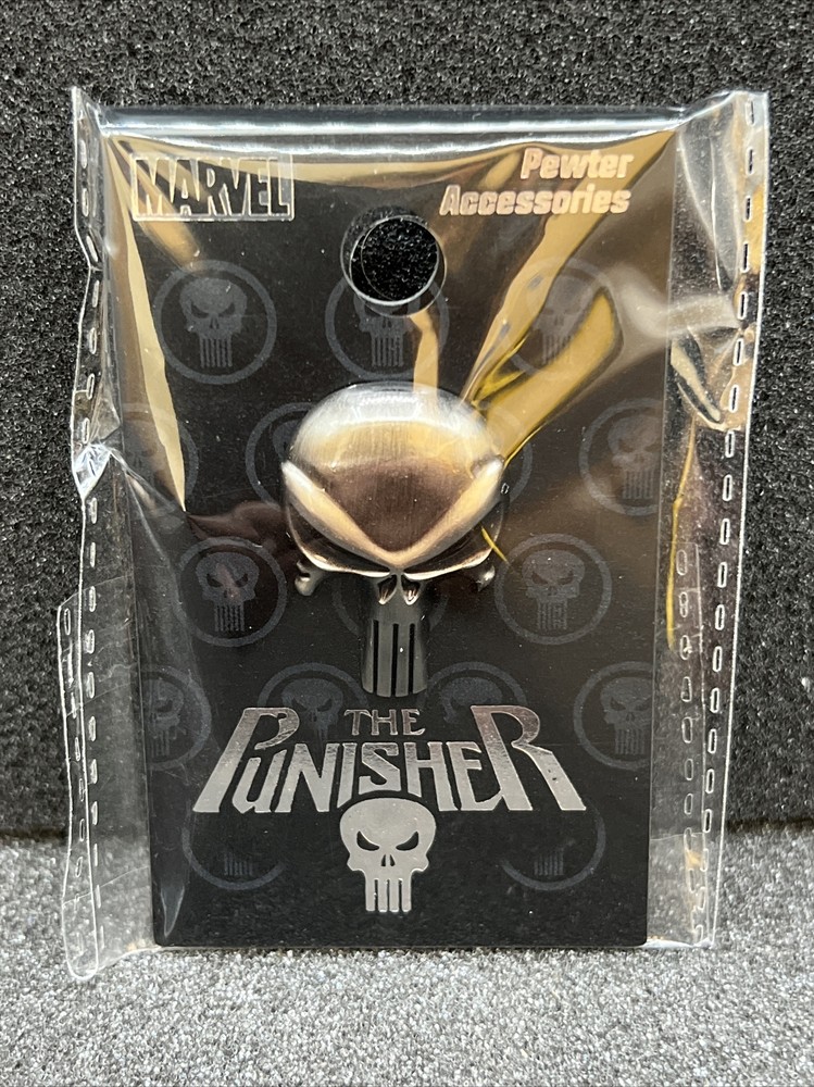 Marvel Comics NEW * Punisher Logo Lapel Pin * Pewter Charm Marvel Licensed