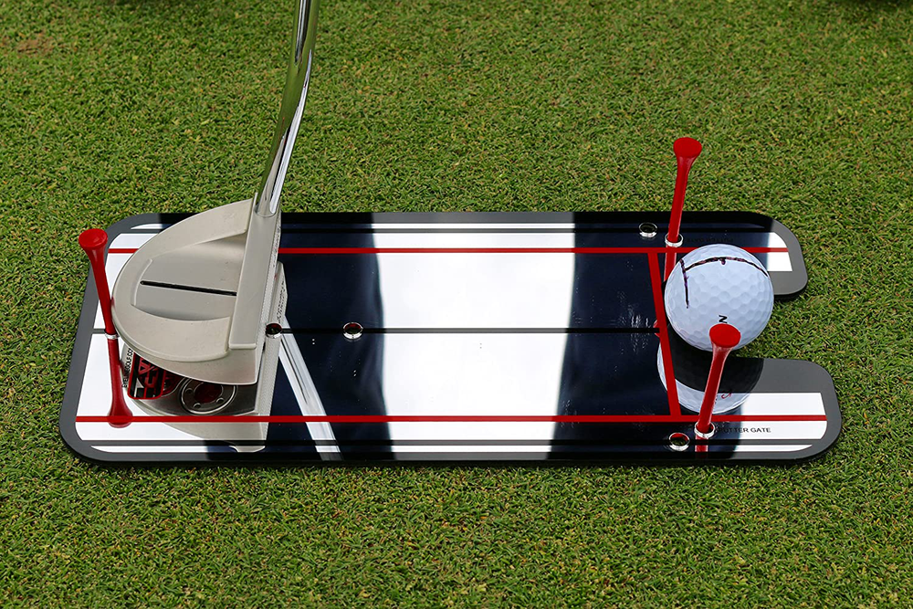 EyeLine Golf Putting Alignment Mirror, Portable Practice Putting Trainer, Mirror