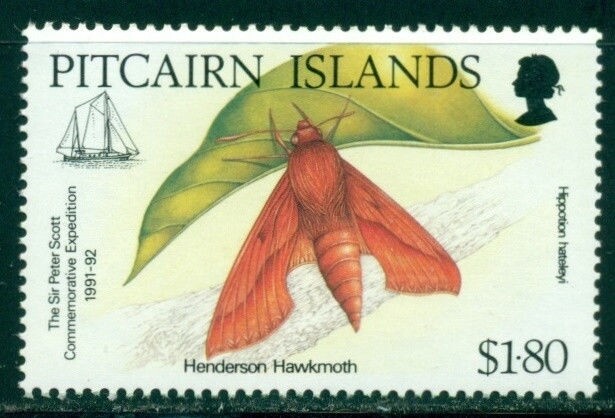 Pitcairn Islands Scott #374 MNH Henderson Hawkmoth $$