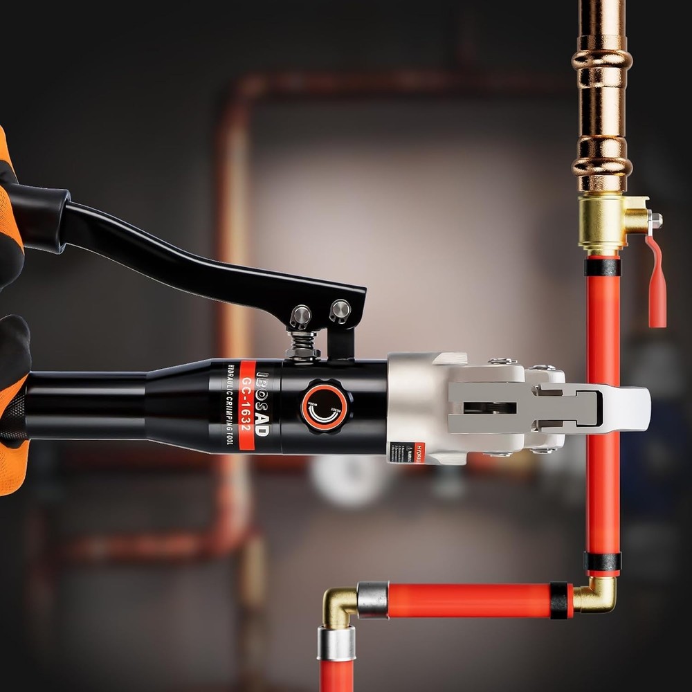 Copper Pipe Crimping Tool with Dies for Various Sizes-