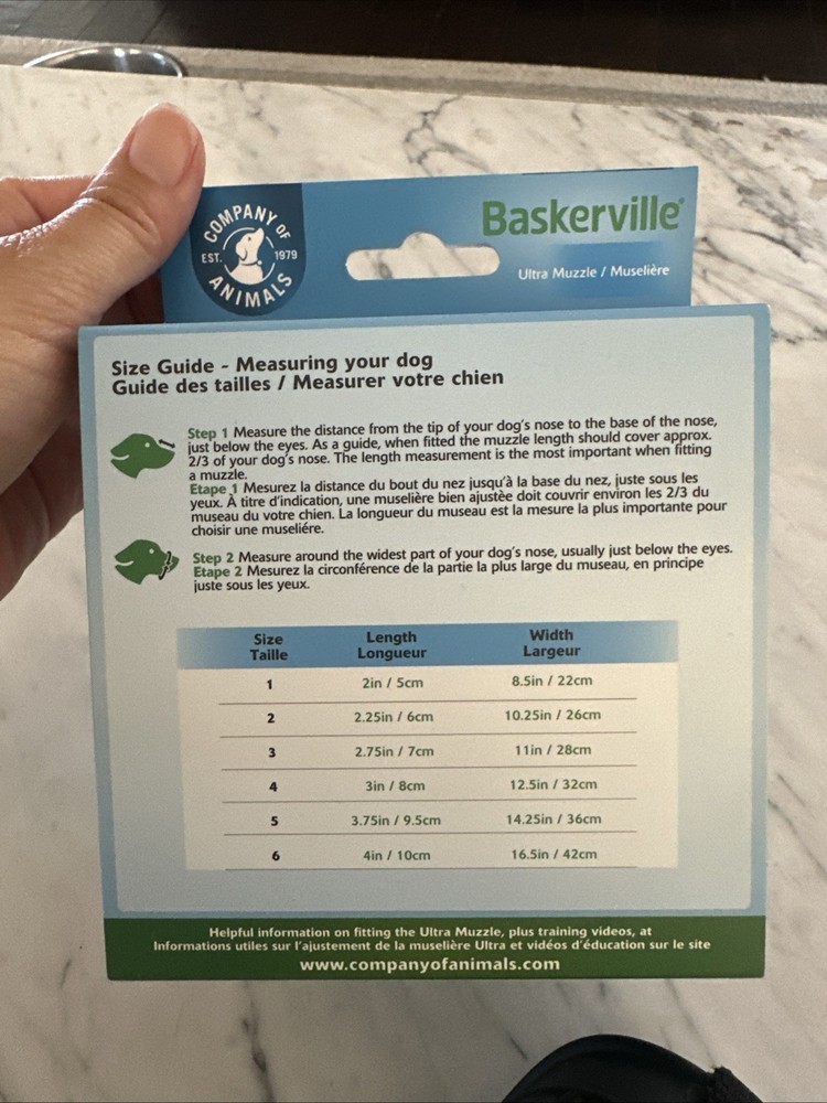 Baskerville Dog Ultra Muzzle Size 2