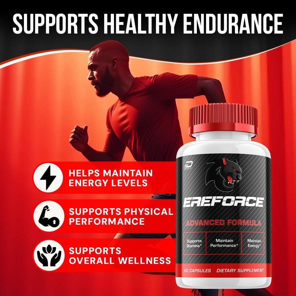 (1 Pack) EreForce for Men Capsules – Ere Force Vitamin Complex Pills, Energy