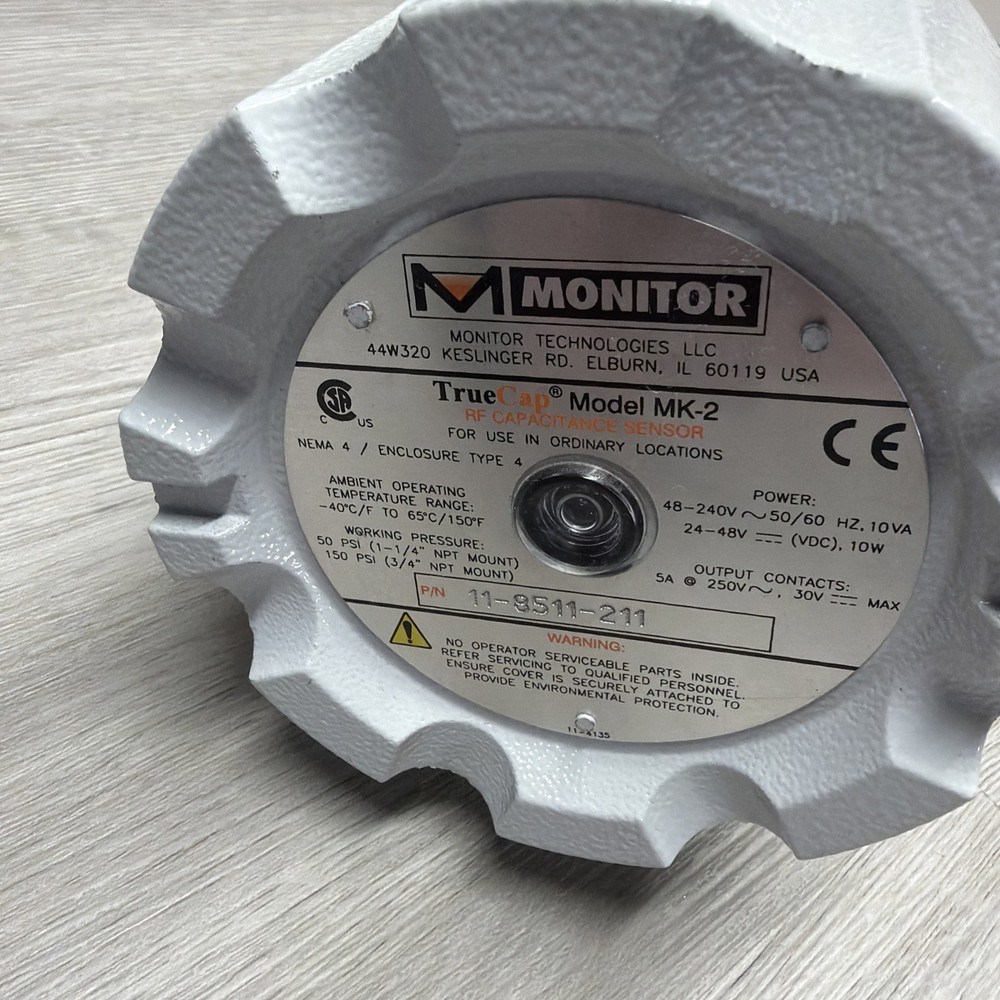 Monitor Model MK-2 11-8511-211 True Cap RF Capacitance Level Sensor, 48-240VAC