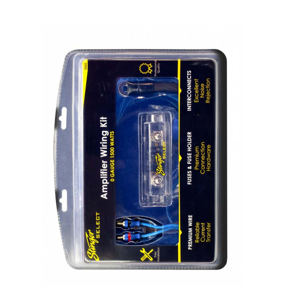 Stinger SSK0 0 Gauge Amplifier Wiring Kit – CCA Power Cable Complete Install ...