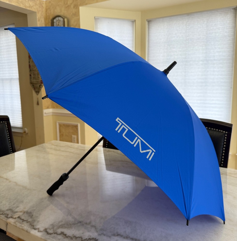 Tumi Blue Logo Umbrella  100% Authentic