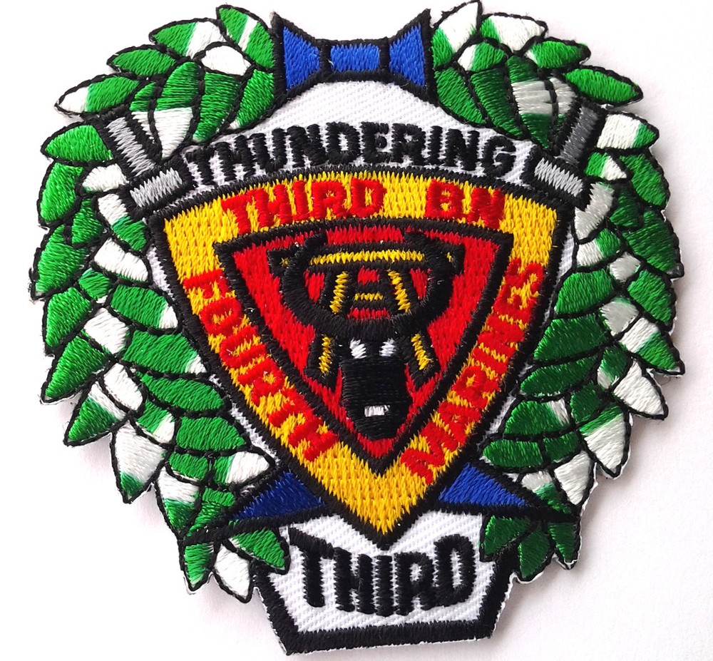 THIRD BATTALION FOURTH MARINES US MARINE Military Patch PM0650 EE