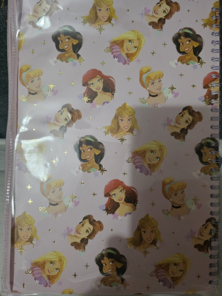 Disney Princess Stationery Set With Reusable Folder