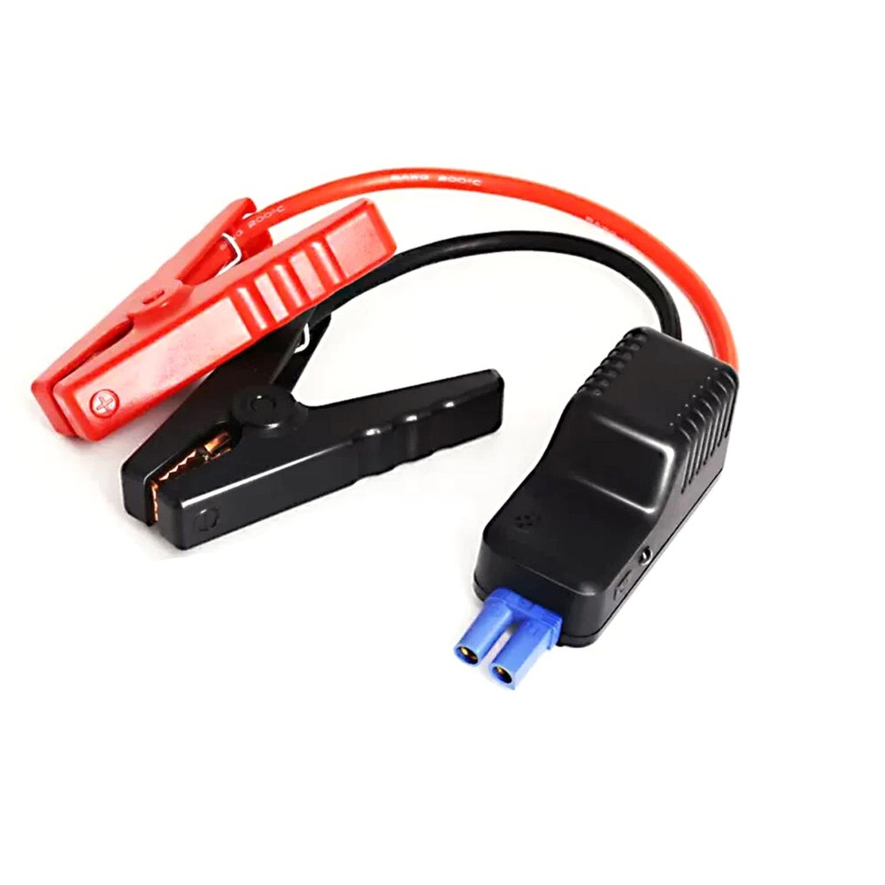Multi-Functional Smart Battery Clamp with LED Indicators for Jump Starter Packs