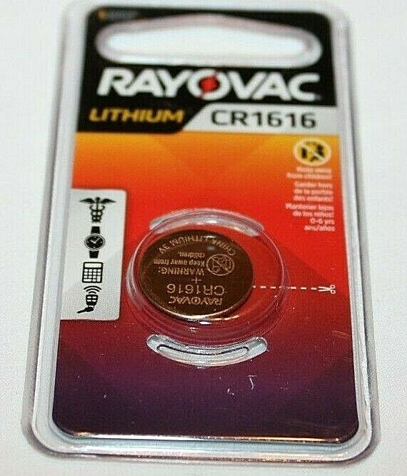 Rayovac 3V Lithium Battery CR1616