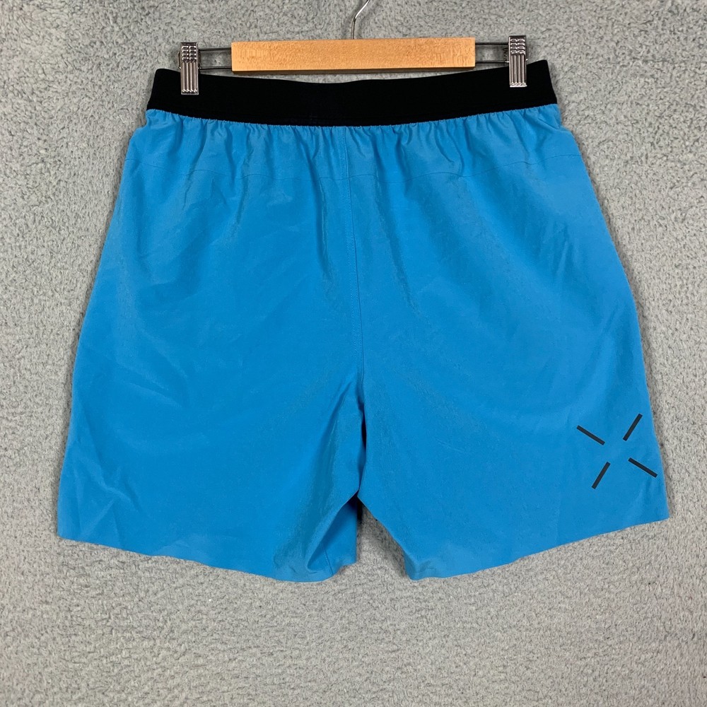 Ten Thousand Interval Shorts Men's Medium M Blue Performance Stretch Activewear