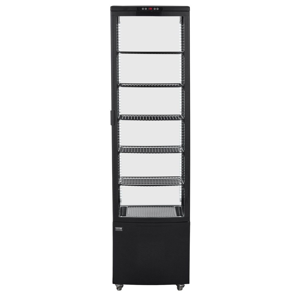 5-Tier 278L 9.8cuft Refrigerated Display Case & Bakery Fridge, Adjustable