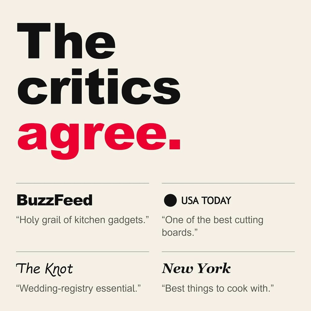 Cooler Kitchen Bamboo Cutting Board Set with 6 Color Coded Flexible Plastic Mats