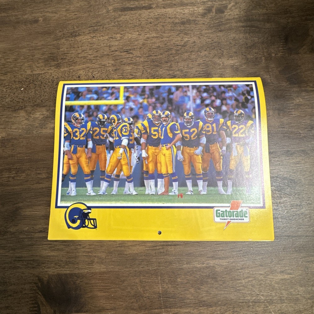 LA Rams 1987-1988 Calendar