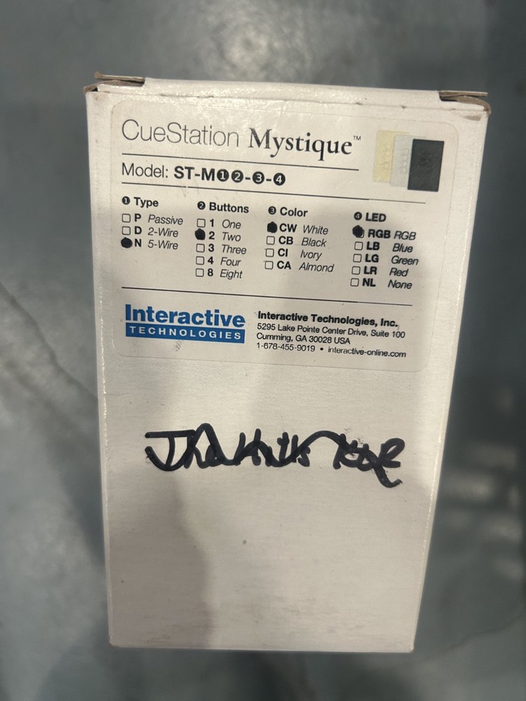 Interactive Technologies Cue Station: Mystique 2 Button