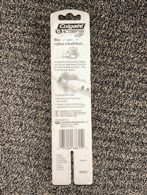 Colgate Actibrush BZZZ Replacement Toothbrush Heads Extra Soft 2 Per Pkg (51)