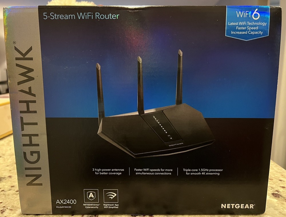 🔥Netgear Nighthawk AX2400 5-Stream WiFi 6 Router🔥