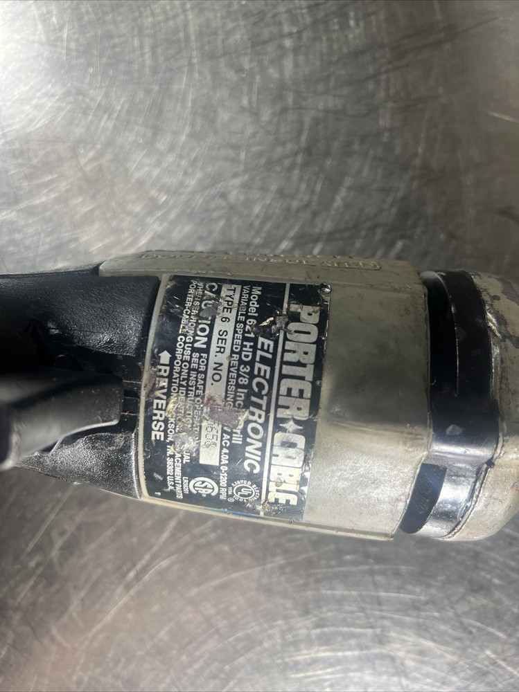 Porter Cable corded 3/8" Drill 1000 RPM Model 621