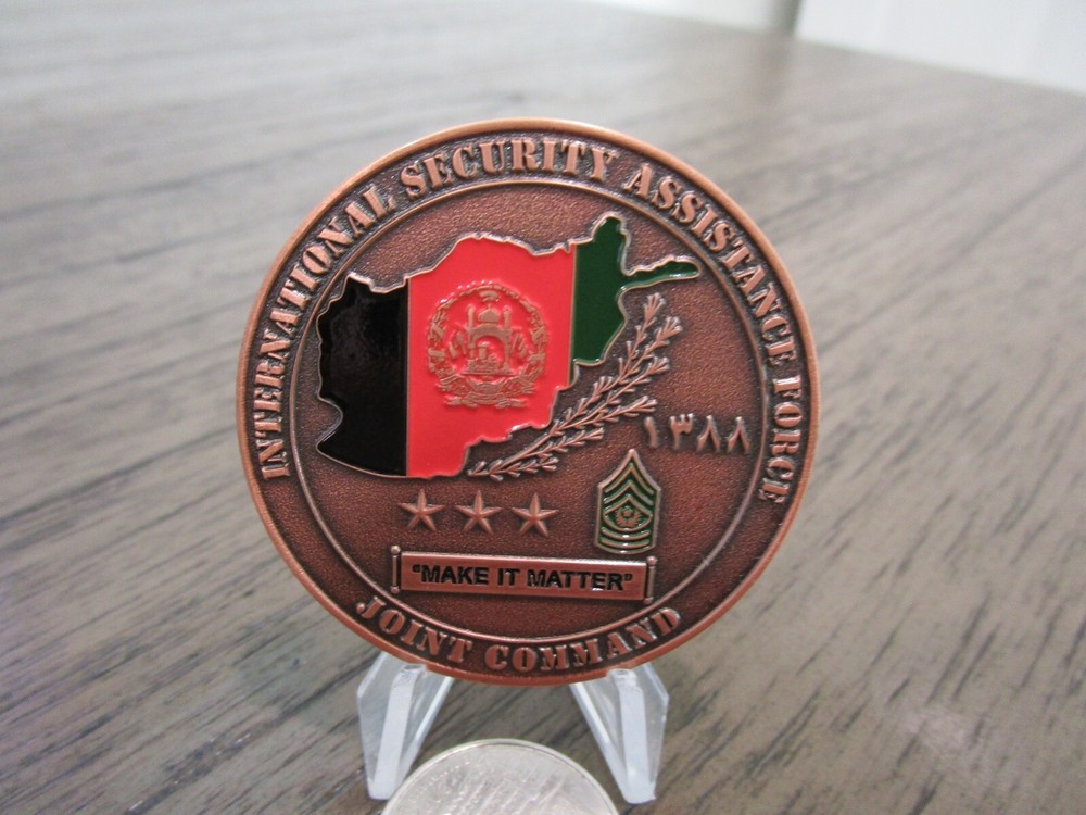 International Security Assistance Force Joint Command ISAF GWOT Challenge Coin