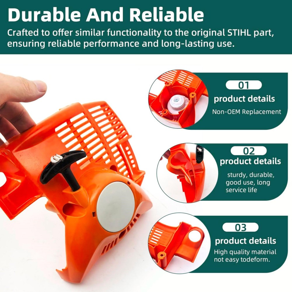 Matching Durable Recoil Pull Starter Assembly Replacement for Stihl FS40 FS56