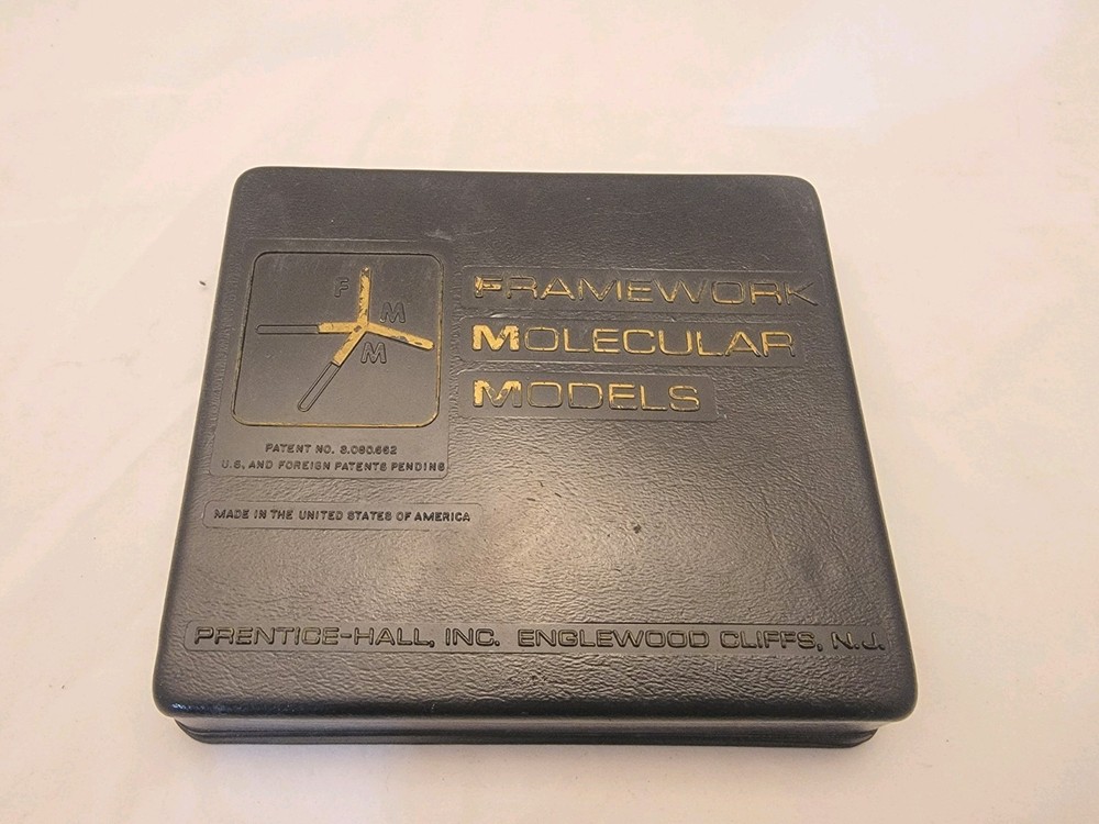 Vintage Framework Molecular Models Chemistry Model Kit made in USA Prentice-Hall