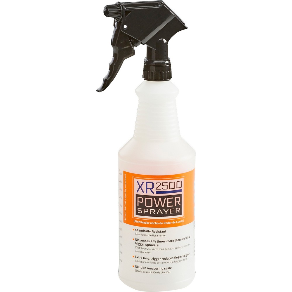 Sprayco Chemical-Resistant Spray Bottle - 32 Oz., Extra-Long Trigger,